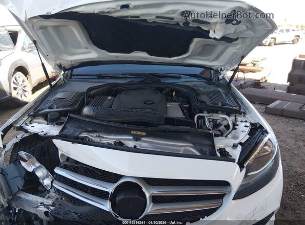 WDDWF4KB1JR392276 2018 MERCEDES-BENZ C-CLASS White Вид ззаду