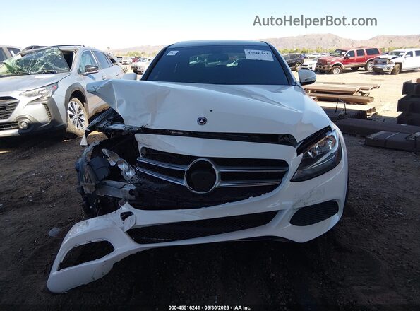 WDDWF4KB1JR392276 2018 MERCEDES-BENZ C-CLASS White Вид щитка приладів