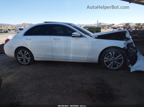 WDDWF4KB1JR392276 2018 MERCEDES-BENZ C-CLASS White Вид задньої частини салону