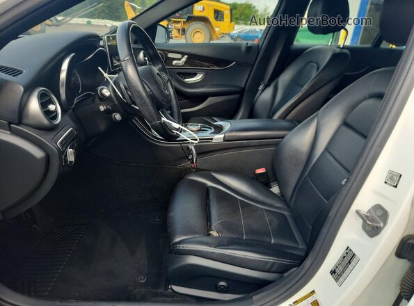 WDDWF4KB1JR409464 2018 MERCEDES-BENZ C White Вид салону спереду