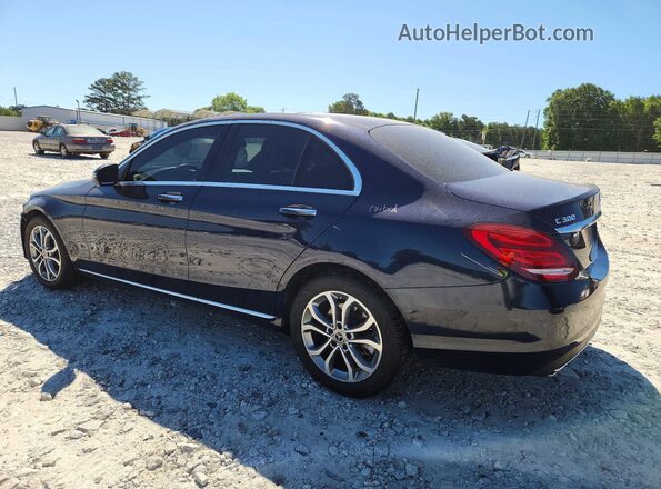 WDDWF4KB2JR413295 2018 MERCEDES-BENZ C Blue Trasero izquierdo