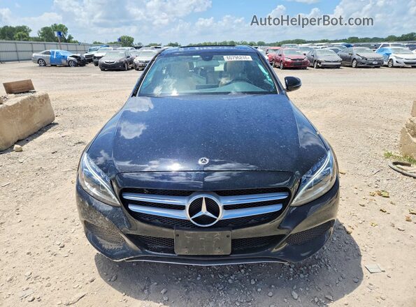 WDDWF4KB4JR321556 2018 MERCEDES-BENZ C Black Widok z przodu