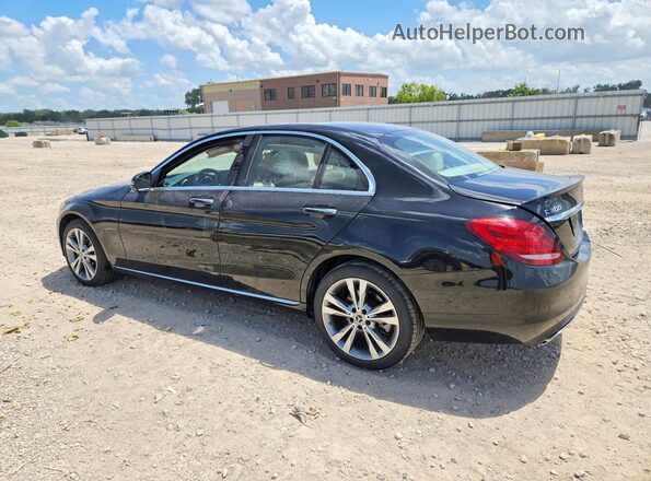 WDDWF4KB4JR321556 2018 MERCEDES-BENZ C Black Tył lewy
