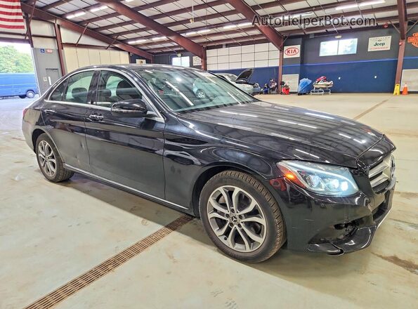 WDDWF4KB5JR315569 2018 MERCEDES-BENZ C Black Przód prawy