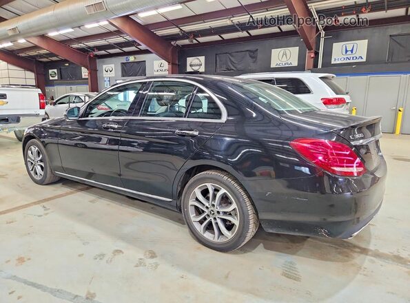 WDDWF4KB5JR315569 2018 MERCEDES-BENZ C Black Tył lewy