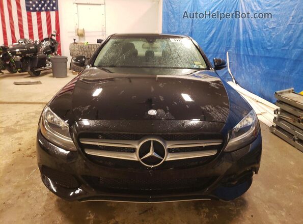 WDDWF4KB6HR215698 2017 MERCEDES-BENZ C Black წინა ხედი