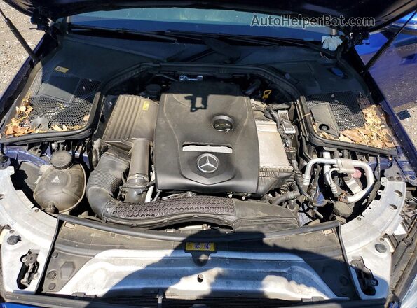 WDDWF4KB6HR243727 2017 MERCEDES-BENZ C Blue Սալոնի հետևի տեսք