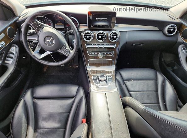 WDDWF4KB6HR297738 2017 MERCEDES-BENZ C Черный Вид панели приборов