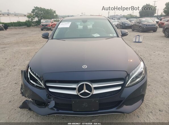 WDDWF4KB6JR337144 2018 MERCEDES-BENZ C-CLASS Dark Blue Widok zestawu wskaźników