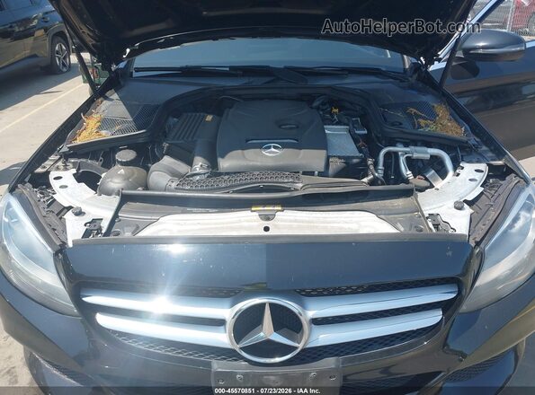 WDDWF4KB9JR391196 2018 MERCEDES-BENZ C-CLASS Black Rear view