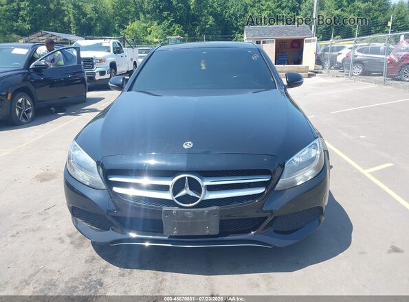 WDDWF4KB9JR391196 2018 MERCEDES-BENZ C-CLASS Black Rear interior view