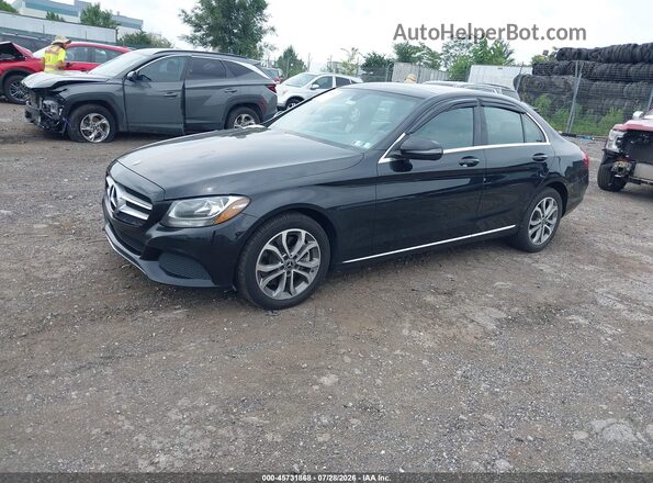 WDDWF4KB9JR403251 2018 MERCEDES-BENZ C-CLASS Black Vista tres cuartos delantera izquierda