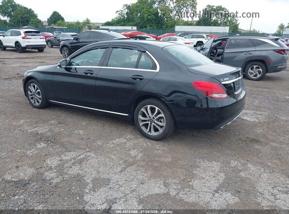 WDDWF4KB9JR403251 2018 MERCEDES-BENZ C-CLASS Black Trasero izquierdo