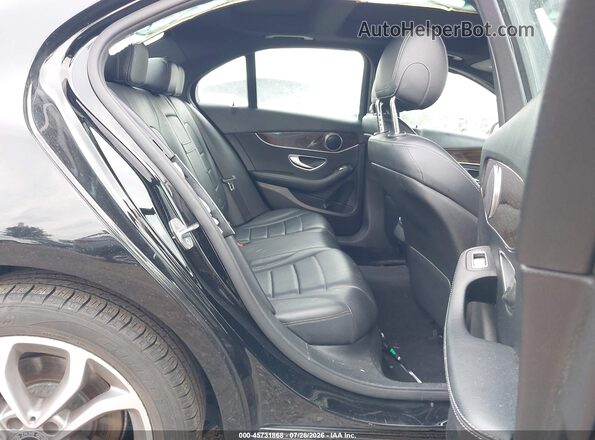 WDDWF4KB9JR403251 2018 MERCEDES-BENZ C-CLASS Black Vista de la etiqueta del VIN