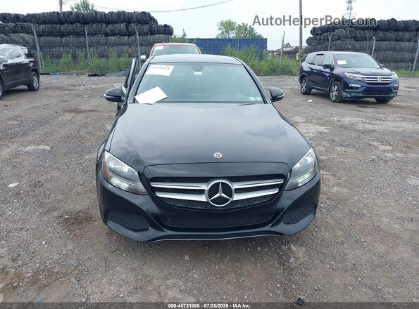 WDDWF4KB9JR403251 2018 MERCEDES-BENZ C-CLASS Black Vista frontal