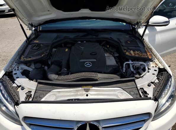 WDDWF4KBXGR130345 2016 MERCEDES-BENZ C White Vista interior trasera