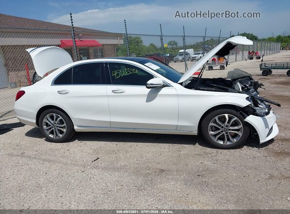 WDDWF4KBXJR346297 2018 MERCEDES-BENZ C-CLASS Белый Вид задней части салона