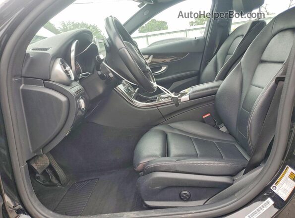 WDDWF4KBXJR400231 2018 MERCEDES-BENZ C Black Вид салону спереду