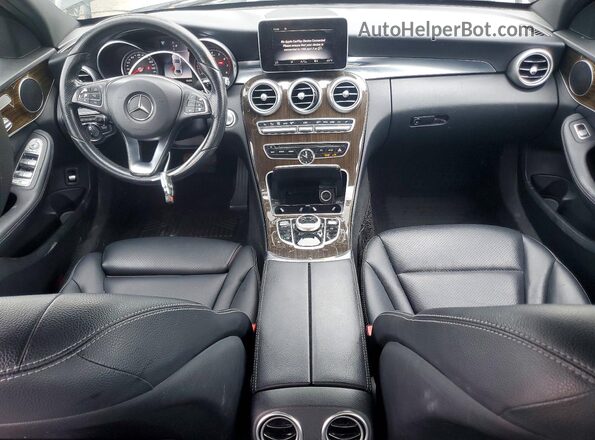 WDDWF4KBXJR400231 2018 MERCEDES-BENZ C Black Вид панелі приладів