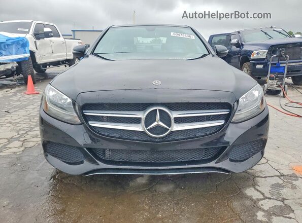 WDDWF4KBXJR400231 2018 MERCEDES-BENZ C Black Вид спереду