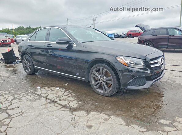 WDDWF4KBXJR400231 2018 MERCEDES-BENZ C Black Передня права чверть