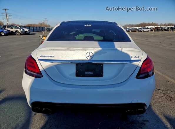 WDDWF6EB4LR564584 2020 MERCEDES-BENZ C White უკანა ხედი