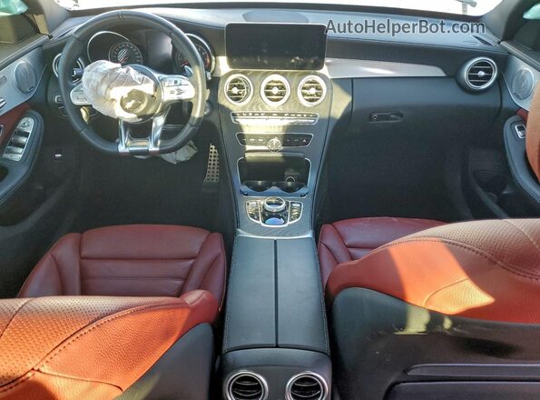 WDDWF6EB4LR564584 2020 MERCEDES-BENZ C White წინა პანელის ხედი