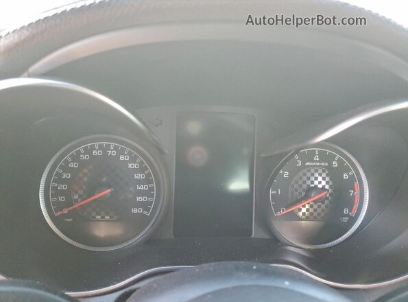 WDDWF6EB4LR564584 2020 MERCEDES-BENZ C White ხელსაწყოთა პანელის ხედი