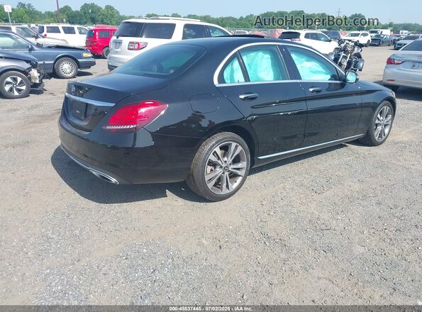 WDDWF8DB1LR562661 2020 MERCEDES-BENZ C-CLASS Черный Задняя правая четверть