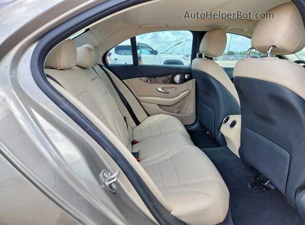 WDDWF8DB2LR526770 2020 MERCEDES-BENZ C Tan Rear seats view