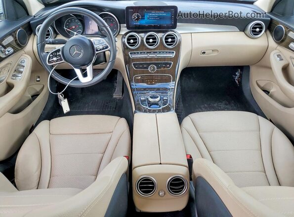WDDWF8DB2LR539423 2020 MERCEDES-BENZ C Белый Вид панели приборов