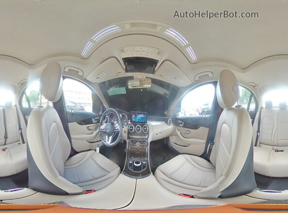WDDWF8DB2LR539423 2020 MERCEDES-BENZ C Белый Панорамный вид салона 360°