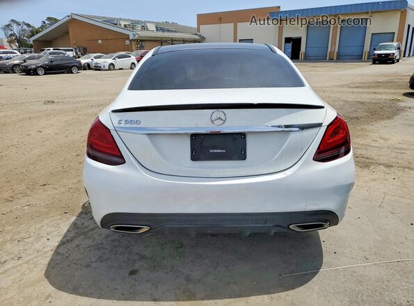WDDWF8DB4LR527306 2020 MERCEDES-BENZ C White Vista trasera