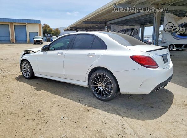 WDDWF8DB4LR527306 2020 MERCEDES-BENZ C White Trasero izquierdo