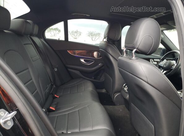 WDDWF8DB5LR545703 2020 MERCEDES-BENZ C Black უკანა სავარძლების ხედი