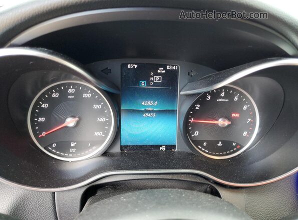 WDDWF8DB5LR545703 2020 MERCEDES-BENZ C Black ხელსაწყოთა პანელის ხედი