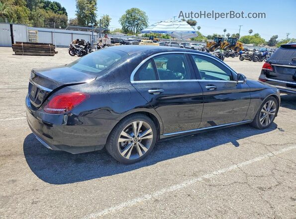 WDDWF8DB6LR525721 2020 MERCEDES-BENZ C Черный Задняя правая четверть