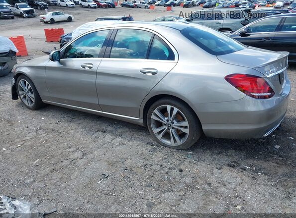 WDDWF8DB6LR534645 2020 MERCEDES-BENZ C-CLASS Tan Задня ліва чверть