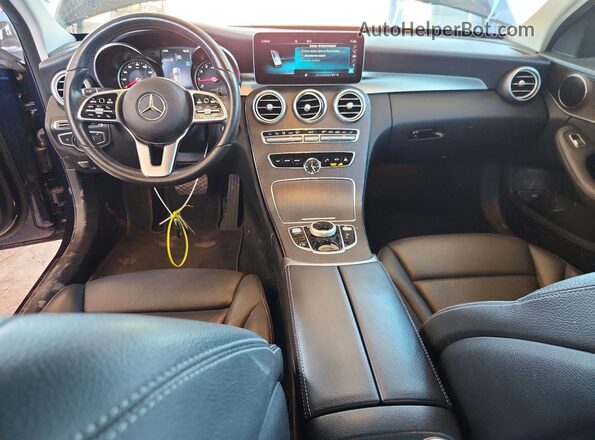 WDDWF8DBXKR480992 2019 MERCEDES-BENZ C Blue Vista del salpicadero