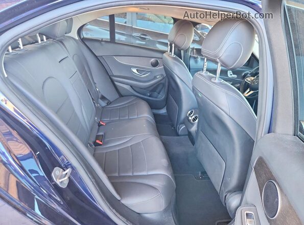 WDDWF8DBXKR480992 2019 MERCEDES-BENZ C Blue Vista de los asientos traseros