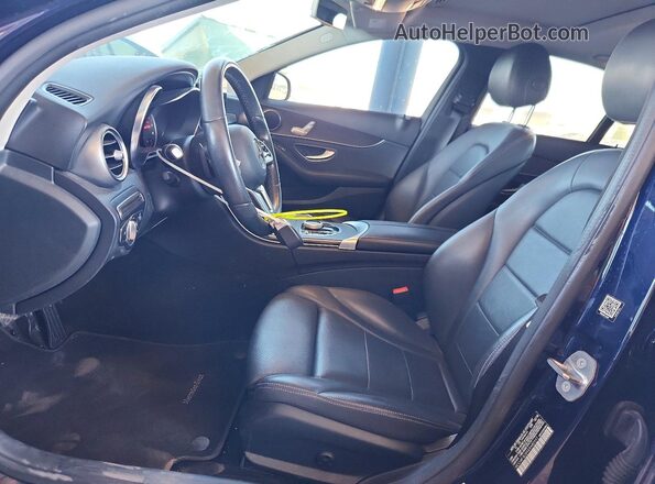 WDDWF8DBXKR480992 2019 MERCEDES-BENZ C Blue Vista interior delantera