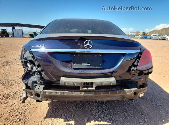 WDDWF8DBXKR480992 2019 MERCEDES-BENZ C Blue Vista trasera