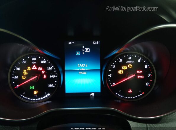 WDDWF8EB0KR517627 2019 MERCEDES-BENZ C-CLASS Серебряный Вид задних сидений