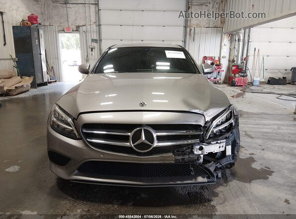 WDDWF8EB0KR517627 2019 MERCEDES-BENZ C-CLASS Серебряный Вид задней части салона