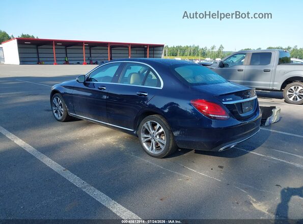 WDDWF8EB2LR540022 2020 MERCEDES-BENZ C-CLASS Blue Trasero izquierdo