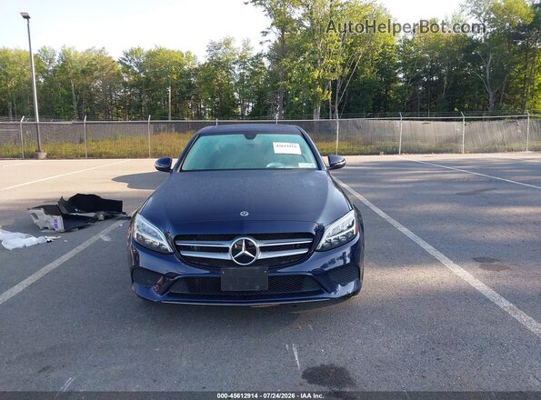 WDDWF8EB2LR540022 2020 MERCEDES-BENZ C-CLASS Blue Vista interior trasera
