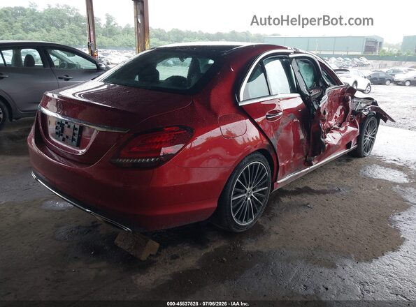 WDDWF8EB3LR547142 2020 MERCEDES-BENZ C-CLASS Red Rear right