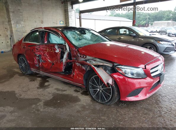 WDDWF8EB3LR547142 2020 MERCEDES-BENZ C-CLASS Red Front view