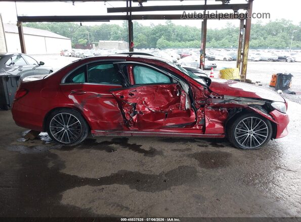 WDDWF8EB3LR547142 2020 MERCEDES-BENZ C-CLASS Red Rear interior view