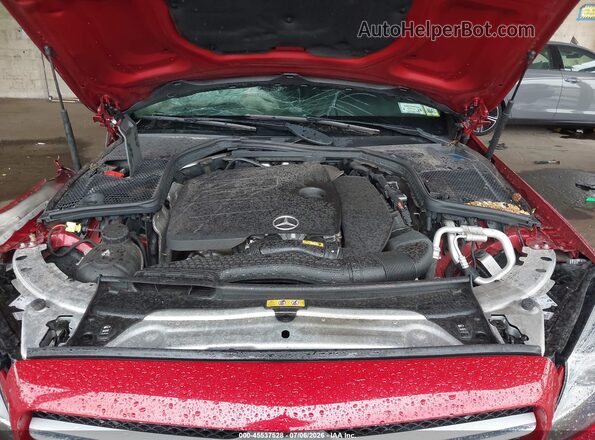 WDDWF8EB3LR547142 2020 MERCEDES-BENZ C-CLASS Red Rear view